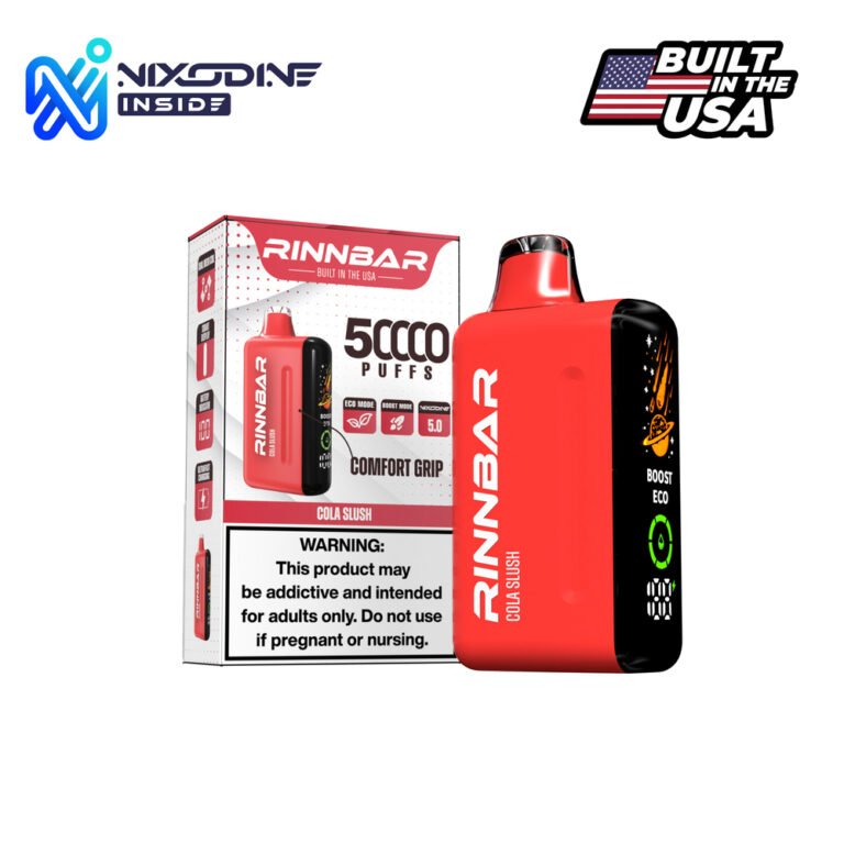 RINNBAR Nixodine Cola Slush Disposable Vape