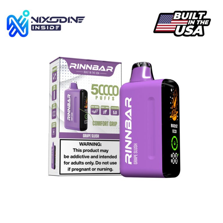 RINNBAR Nixodine Grape Slush Disposable Vape