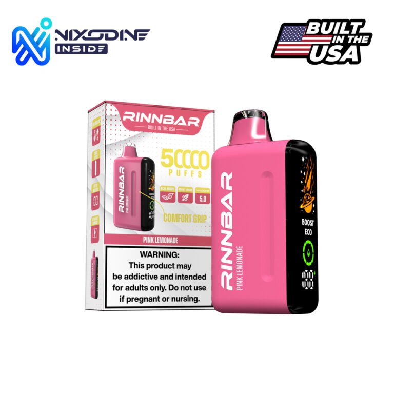 RINNBAR Nixodine Pink Lemonade Disposable Vape