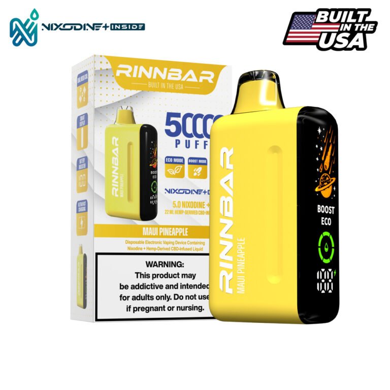 RINNBAR Nixodine + Maui Pineapple 50000 Puff Disposable