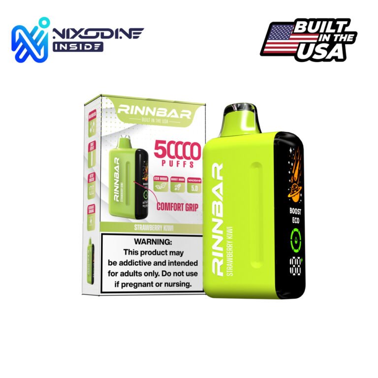 RINNBAR Nixodine Strawberry Kiwi Disposable Vape
