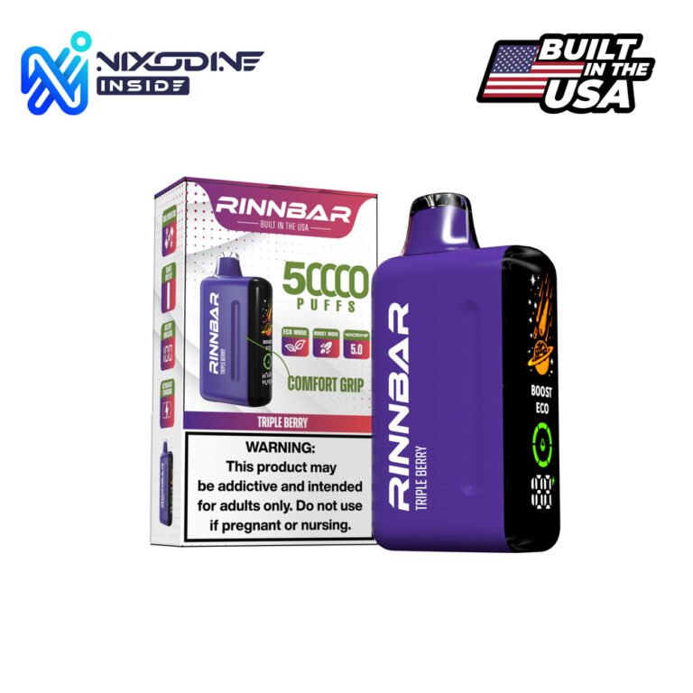 RINNBAR Nixodine Triple Berry Disposable Vape