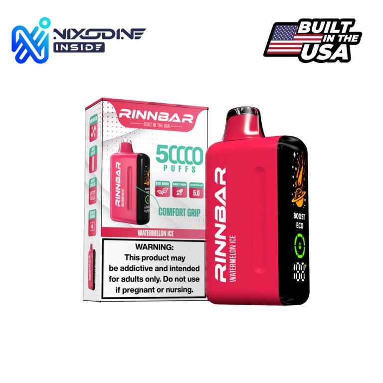 RINNBAR Nixodine Watermelon Ice Disposable Vape