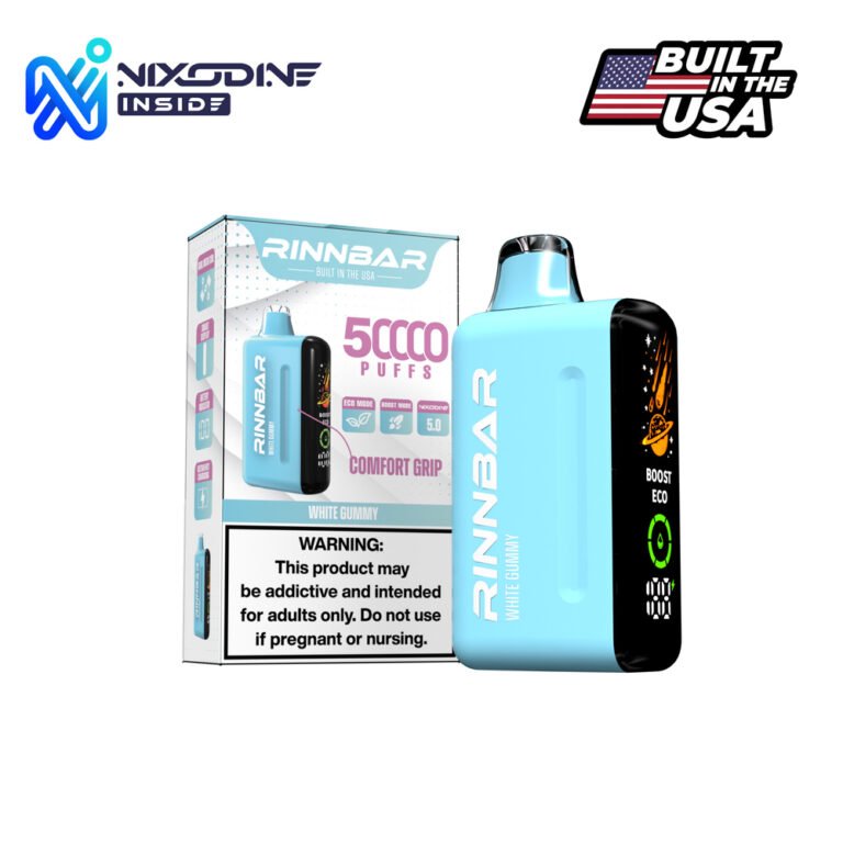 RINNBAR Nixodine White Gummy Disposable Vape